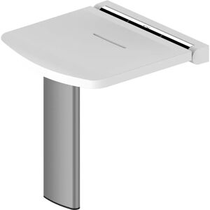 Akw - Folding White Onyx Shower Seat - 02802WH-LS Akw - Folding White Onyx Shower Seat - 02802WH-LS