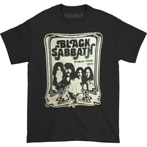 HeyRusty Svart Sabbath World Tour 1978 T-Shirt - Unisex - Svart - XXL HeyRusty Svart Sabbath World Tour 1978 T-Shirt - Unisex - Svart - XXL