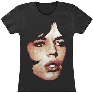 Svart T-shirt med Mick Jagger porträtt - The Rolling Stones Svart T-shirt med Mick Jagger porträtt - The Rolling Stones