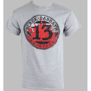 Grå Black Sabbath 13 Flamm Cirkel T-shirt - Rock Metal Grå Black Sabbath 13 Flamm Cirkel T-shirt - Rock Metal
