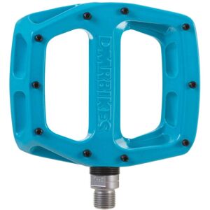 Pédale de vélo DMR V12 - Bleu Pedale plate - VTT - Publicité Pédale de vélo DMR V12 - Bleu Pedale plate - VTT - Publicité