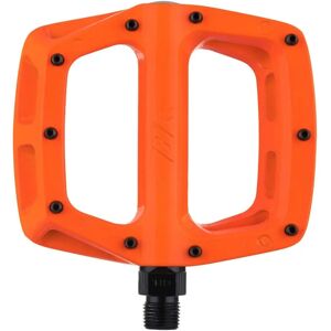 Pédales DMR V8 - Orange Fluo - Plateformes Plates - Publicité Pédales DMR V8 - Orange Fluo - Plateformes Plates - Publicité