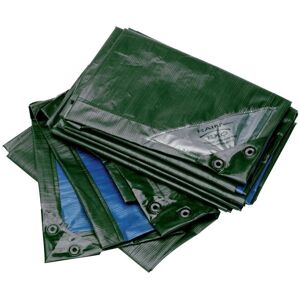 Bâche Rainexo 150g/m² gris/bleu 1,5x6m - Publicité Bâche Rainexo 150g/m² gris/bleu 1,5x6m - Publicité