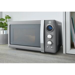 Swan SM22030 - Grey - Microwave Swan SM22030 - Grey - Microwave