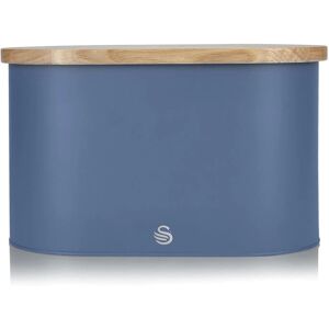 Swan SWKA17512BLUN Bread Box Oval Blue Steel - Bread box Swan SWKA17512BLUN Bread Box Oval Blue Steel - Bread box
