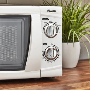 Swan SM3090LN - White - Solo Microwave Swan SM3090LN - White - Solo Microwave