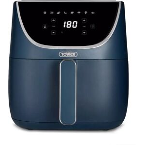 Tower Vortx Air Fryer Midnight Blue & Chrome 6l Digital Air Fryer T17127cmnb Tower Vortx Air Fryer Midnight Blue & Chrome 6l Digital Air Fryer T17127cmnb