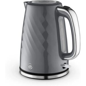 Swan Windsor Grey 1.7l Kettle Textured Finish With Chrome Accents - Kettle Swan Windsor Grey 1.7l Kettle Textured Finish With Chrome Accents - Kettle