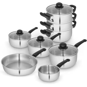 Swan SWPS5027SS Stainless Steel Cookware Set - Induction Safe Swan SWPS5027SS Stainless Steel Cookware Set - Induction Safe