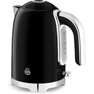 Swan Solace 1.7L Stainless Steel Kettle - Gloss Black Swan Solace 1.7L Stainless Steel Kettle - Gloss Black