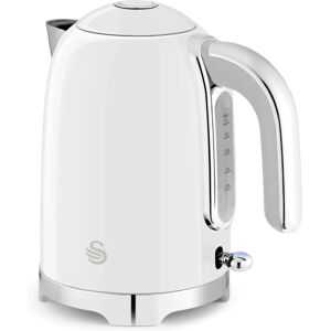 Swan Solace 1.7L White Stainless Steel Cordless Kettle Swan Solace 1.7L White Stainless Steel Cordless Kettle