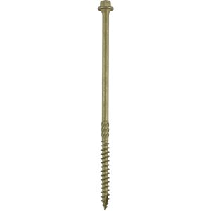 Timco 250IN Timber Frame Construction & Landscaping Screws 6.7 x 250 Hex Green Organic - Timber Screws Timco 250IN Timber Frame Construction & Landscaping Screws 6.7 x 250 Hex Green Organic - Timber Screws