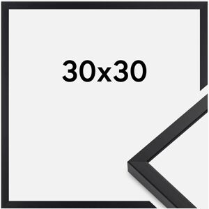 Estancia E-Line Sort akrylglas billedramme 30x30cm Estancia E-Line Sort akrylglas billedramme 30x30cm