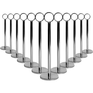 Argon Tableware Table Number Holders - 20cm - Silver Argon Tableware Table Number Holders - 20cm - Silver