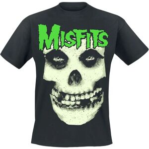 Misfits Jarek Skull Schwarzes T-Shirt - Kurze Ärmel Misfits Jarek Skull Schwarzes T-Shirt - Kurze Ärmel