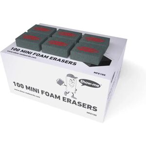 Show-me Mini Foam Whiteboard Eraser - Pack of 100 Show-me Mini Foam Whiteboard Eraser - Pack of 100
