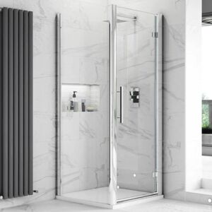 Hudson Reed Apex Hinged Shower Enclosure - 900mm x 900mm - 8mm Glass Hudson Reed Apex Hinged Shower Enclosure - 900mm x 900mm - 8mm Glass