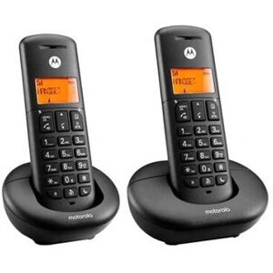 Motorola E202 Duo DECT Phone - Call Block & Backlit Screen Motorola E202 Duo DECT Phone - Call Block & Backlit Screen