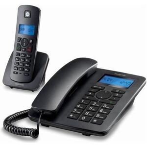 Motorola C4201 - DECT/analog Phone - Black Motorola C4201 - DECT/analog Phone - Black