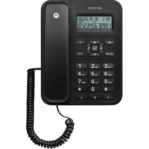 Motorola CT202 Black Landline Telephone - Landline Telephone Motorola CT202 Black Landline Telephone - Landline Telephone