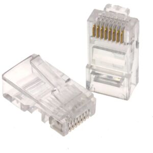 kenable 000108 RJ45 Wire Connector - Transparent - 10 Pack kenable 000108 RJ45 Wire Connector - Transparent - 10 Pack