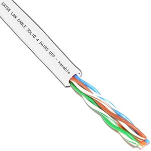kenable 004414 Ethernet Cable - 100m Cat5e UTP White kenable 004414 Ethernet Cable - 100m Cat5e UTP White