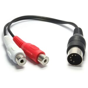 Kenable 004442 Audio Cable - 1.2m XLR RCA Black, Red, White Kenable 004442 Audio Cable - 1.2m XLR RCA Black, Red, White
