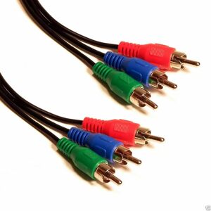 kenable 005707 YPbPr Video Cable - 3m, 3 RCA, Blue, Green, Red kenable 005707 YPbPr Video Cable - 3m, 3 RCA, Blue, Green, Red