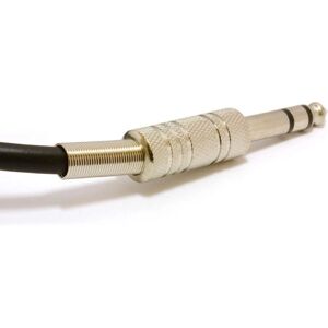 Kenable 007382 Audio Cable - 1m 6.35mm TRS - Black Kenable 007382 Audio Cable - 1m 6.35mm TRS - Black