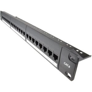 Kenable 009327 Patch Panel - 24 Ports RJ45 CAT6 Gigabit Ethernet Kenable 009327 Patch Panel - 24 Ports RJ45 CAT6 Gigabit Ethernet