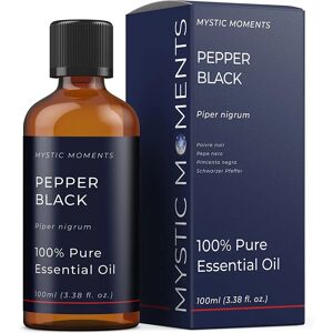 Mystic Moments Pepper Black Essential Oil - 100ml - Pure Mystic Moments Pepper Black Essential Oil - 100ml - Pure