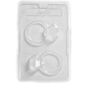 World Of Moulds Full Diamond Anneau - Soap/Chocolate Mould - 2 Cavities World Of Moulds Full Diamond Anneau - Soap/Chocolate Mould - 2 Cavities