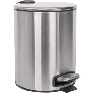 Harbour Housewares - 1x Brossé 5l Rond Poubelle - 5L - Brushed SS - Trash Can Harbour Housewares - 1x Brossé 5l Rond Poubelle - 5L - Brushed SS - Trash Can