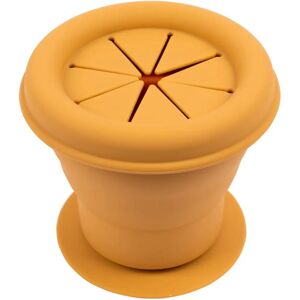 Tiny Dining Silicone Suction Snack Pot - Baby Weaning Container - Yellow Tiny Dining Silicone Suction Snack Pot - Baby Weaning Container - Yellow