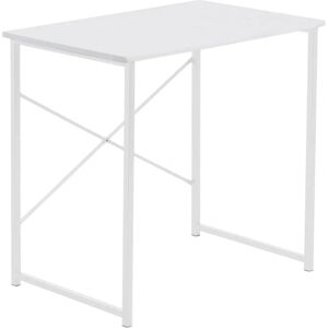 Harbour Housewares White Wooden Computer Desk - Computer Desk Harbour Housewares White Wooden Computer Desk - Computer Desk