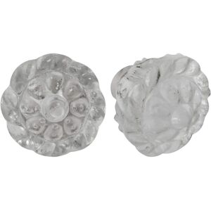Nicola Spring Transparent Floral Cabinet Knobs - Pack Of 12 - Cabinet Hardware Nicola Spring Transparent Floral Cabinet Knobs - Pack Of 12 - Cabinet Hardware