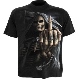 T-Shirt Noir BONE FINGER - Gothique, Rock, Motard - Spiral Direct - Publicité T-Shirt Noir BONE FINGER - Gothique, Rock, Motard - Spiral Direct - Publicité