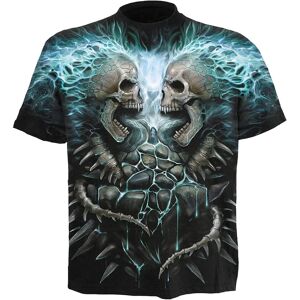 T-Shirt Spiral Flaming Spine Allover - Noir - T-Shirt - Publicité T-Shirt Spiral Flaming Spine Allover - Noir - T-Shirt - Publicité
