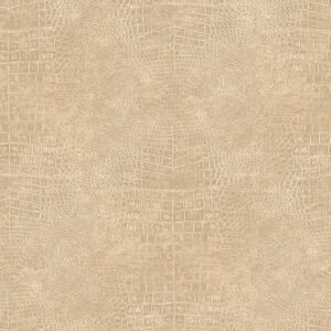 VidaXL Ochre Croco Wallpaper - Natural Textured Wallcovering - Wallpaper VidaXL Ochre Croco Wallpaper - Natural Textured Wallcovering - Wallpaper