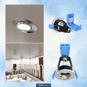 Simple Lighting 25 x Tilt Fire Rated GU10 Downlights - Downlights Simple Lighting 25 x Tilt Fire Rated GU10 Downlights - Downlights