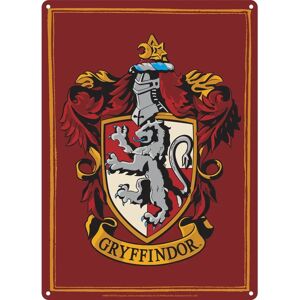 Harry Potter Gryffindor Metal Wall Sign - Wall Sign Harry Potter Gryffindor Metal Wall Sign - Wall Sign