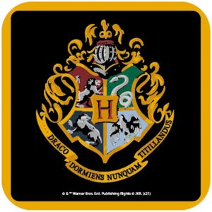 Harry Potter Hogwarts Crest Coaster - Harry Potter themed coaster with Hogwarts crest Harry Potter Hogwarts Crest Coaster - Harry Potter themed coaster with Hogwarts crest