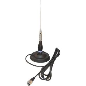 Pni Led 2000 Cb Antenna - Silver - 90cm - Lights Up During Transmission - CB Antenna Pni Led 2000 Cb Antenna - Silver - 90cm - Lights Up During Transmission - CB Antenna