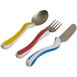 NRS Healthcare Kura Care Childrens Cutlery - Easy Grip - Knife Fork Spoon - Children’s Cutlery Set NRS Healthcare Kura Care Childrens Cutlery - Easy Grip - Knife Fork Spoon - Children’s Cutlery Set