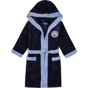 Manchester City FC Boys Hoodie Fleece Dress - Dressing Gown, Model varies, Navy Blue, Kids Manchester City FC Boys Hoodie Fleece Dress - Dressing Gown, Model varies, Navy Blue, Kids