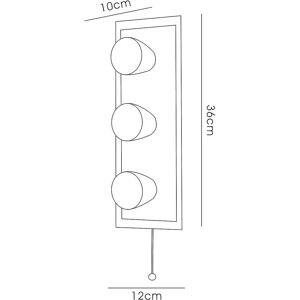 Inspired Lighting IP44 Cone Wall Lamp Pull-Cord Switch 3 Light G9 Polished Chrome - Wall Light Inspired Lighting IP44 Cone Wall Lamp Pull-Cord Switch 3 Light G9 Polished Chrome - Wall Light