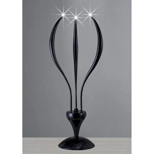 Inspired Lighting Llamas Table Lamp 3 Light G4 Black - Table Lamp Inspired Lighting Llamas Table Lamp 3 Light G4 Black - Table Lamp