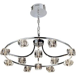 Inspired Lighting Polana Pendant 12 Light G4 Chrome - Pendant Light Inspired Lighting Polana Pendant 12 Light G4 Chrome - Pendant Light