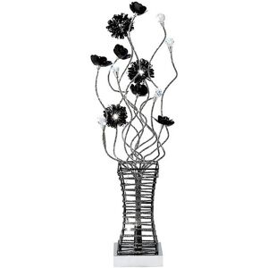 Inspired Lighting Majella Table Lamp - 4 Light G4 Polished Chrome/Black/Crystal Inspired Lighting Majella Table Lamp - 4 Light G4 Polished Chrome/Black/Crystal