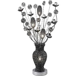 Inspired Lighting Nevada Table Lamp - 4 Light G4 Black/Crystal Inspired Lighting Nevada Table Lamp - 4 Light G4 Black/Crystal